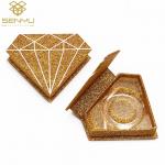 Cardboard Cosmetic Packaging Boxes / Diamond Eyelash Packaging ISO9001 for sale