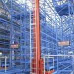 Asrs Rack System Automated Warehouse Storage And Retrieval System With Safety Curtains for sale