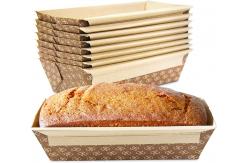 China Disposable Paper Baking Loft Mold Cake Kraft Lightweight Rectangular supplier