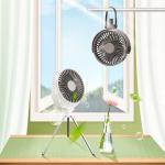 Desktop 2000mAh Powerful Air Cooler Usb Plastic Camping Portable Stand for sale