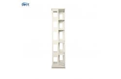 China Removable Metal Book Shelf Steel Book Stand Display For Library supplier