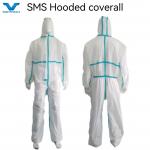 CE Type5/6 Stock OEM Protective Isolation SMS/Microporous/PP Coverall with CE Certificate for sale