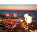 800W 80000 Lumens Glow In The Dark Lighted Balloons Dimmable Waterproof