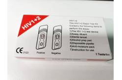 China One Step Oem Packing Anti Hiv 1 And 2 Test Kit High Sensitivity supplier
