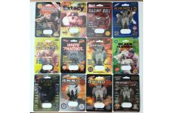 China Recyclable Paper Card Packaging Panther Rhino 25k Male Enhancement Pill Pack supplier