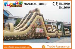 China Fireproof Giant Inflatables Obstacle Course Tunnel For Amusement Park supplier