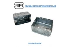 China Deep Conduit Extension Galvanized Steel Metal Socket Box supplier