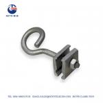 ISO 9001 Galvanized Steel 2mm Fiber Drop Wire Clamp , Mid Span Clamp for sale