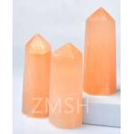 Light Peach-Orange Lab Sapphire Gemstone Fusion Of Elegance And Innovation for sale