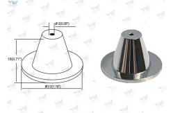 China Chrome Finished Ceiling Cable Hanging System Brass Ceiling Mounting Base supplier