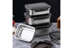 China 304 Ss Metal Freezer Storage Containers 350ml Steel Freezer Containers supplier