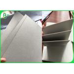 Rigid 1mm Micron Gray Board Paper , 350 Gram - 2500 Gram Hard Cardboard Paper for sale