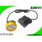 Anti Explosive Led Miners Cap Lamp 10000lux Brightness With Low Power Warning Function for sale