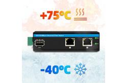 China Mini Din Rail Ethernet Fiber Switch 100/1000M 60W POE Budget DC48V Unmanaged supplier