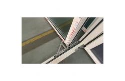 China PVC Triple Glazed French Casement Window Door Vinyl With Security Net supplier