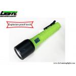 Anti - Explosion LED Torch Light For Hazardous Areas 3500Lux IP68