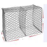 Gabion Basket Mesh With Tensile Strength Of 350-550N/mm2 And 40-400g/m2 Zinc Coating for sale