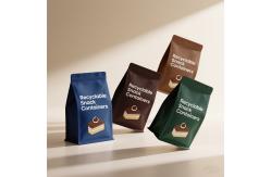China Custom Printed 8-Side Flat Bottom Stand-Up Pouches With Degassing Valve supplier