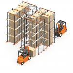 Double Way Entry Heavy Duty Storage Racks For Warehouse / Factory for sale