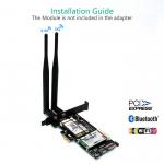 Mini PCI-E/ mSATA SSD to PCI-E and SATA 2.5 Adapter with SIM Card Slot for WiFi/ 3G/4G/LTE/ Msata SSD for sale