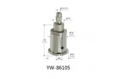 China Satin Silver Plated Lock Grippers Hanging System With A Cap YW86102 supplier
