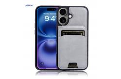 China PU Leather Phone Case Magsafe Wallet Card Holder For IPhone Samsung supplier