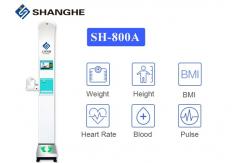 China Medical BMI Index Ultrasonic Height And Weight Machine With Voice Broadcast Function supplier
