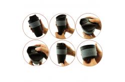 China Biodegradable Reusable 12OZ Collapsible Silicone Coffee Cup supplier