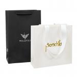 Recycled Luxury Paper Shopping Bags Clothing Retail Paper Bags With Handles for sale