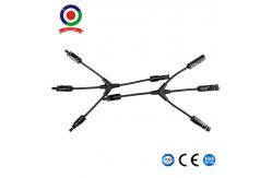 China IEC62852 Y Branch PV Solar Panel Cable Connectors With Low Power Loss supplier