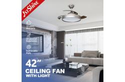 China 42 3 Plastic Blades Retractable Ceiling Fan With Remote Control supplier