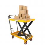 1m Industrial Hydraulic Lift Table 800kg Load Double Scissor Trolley Lift