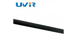 China Black Tube Quartz Infrared IR Lamp Long Wave 50-500mm For Curing supplier