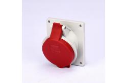 China 3P 16A 220V Electrical Panel Mounted Socket Single Phase Waterproof supplier