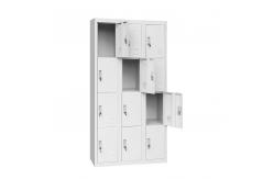 China Small Stadium Full Height Lockable Steel Wardrobe Locker supplier