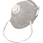 Gray Color FFP1 Face Mask , Exhalation Valve Dust Protection Mask Cup / Cone Shape for sale