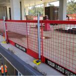 Square Based H2m Double Wire Welded Fence 55X200mm