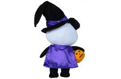 China Panda Design Animated Plush Christmas Toys Lightweight With black Cap supplier