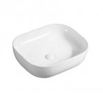 Modern Bathroom Square Ceramic Basin White Above Cabinet Mounting for sale