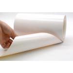1Mil Anti Static Label Material Matte White Permanent Adhesive Antiflaming Polyimide With Glassine