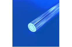 China Customization Fused Silica Tube Od 8mm Id 0.8mm Ten Hole supplier