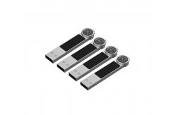 China Personalized Metal/Plastic USB Flash Drive With Custom Logo And Photos supplier
