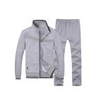 Grey Youth Sports Uniforms Minimal Shrinkage Soft Feeling With Zipper Closure for sale