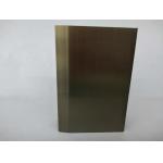 Square Champagne Extrusion Aluminium Door Profiles With Strong Stability