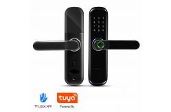 China Biometric Fingerprint Keypad Keyless Door Lock Smart Home Tuya APP Wifi supplier