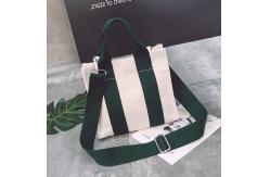 China Custom Screen Printed Handled Cotton Canvas Tote Bag supplier