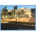 Hot Dipped Galvanized Temporary Mesh Fencing 60x150mm Mesh Size