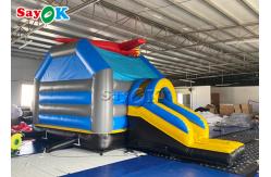 China Airplane Inflatable Jumping Bouncer Castles With Water Slide supplier