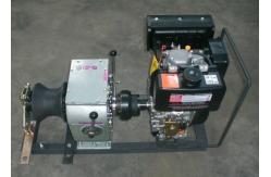 China Single Capstan Cable Winch Puller Transmission Cable Lines Diesel Engine Winch supplier