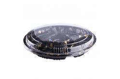 China Clear Plastic Sushi Box Black Pattern Golden Maple Leaf 5 Compartments With Lid supplier